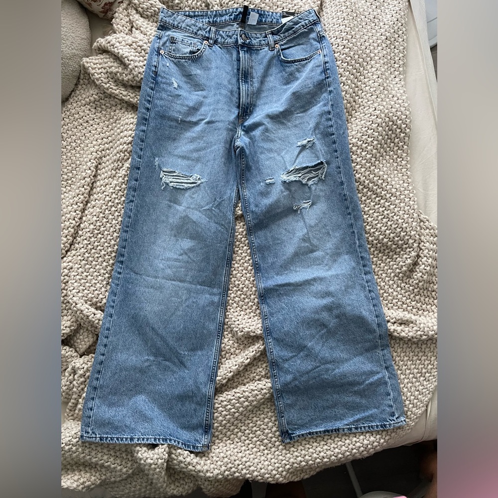 Wide High Jeans
